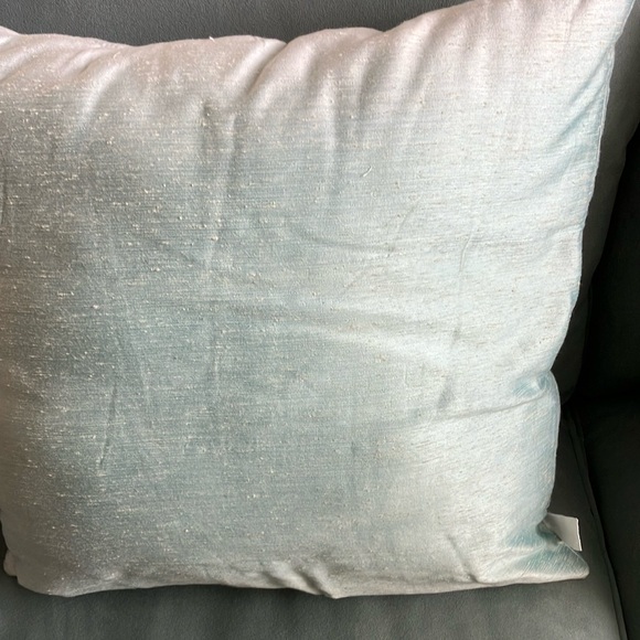 Embroidered Blue & White Accent Pillow Set - Picture 4 of 6